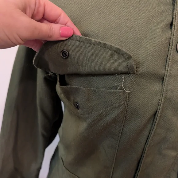 U.S. Marines Green Military Jacket Men's Size XS - Picture 3 of 13